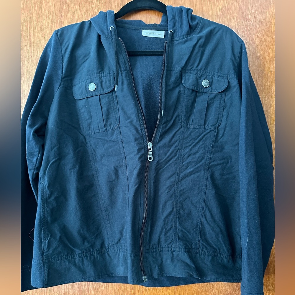 Croft and Barrow zip jacket size L